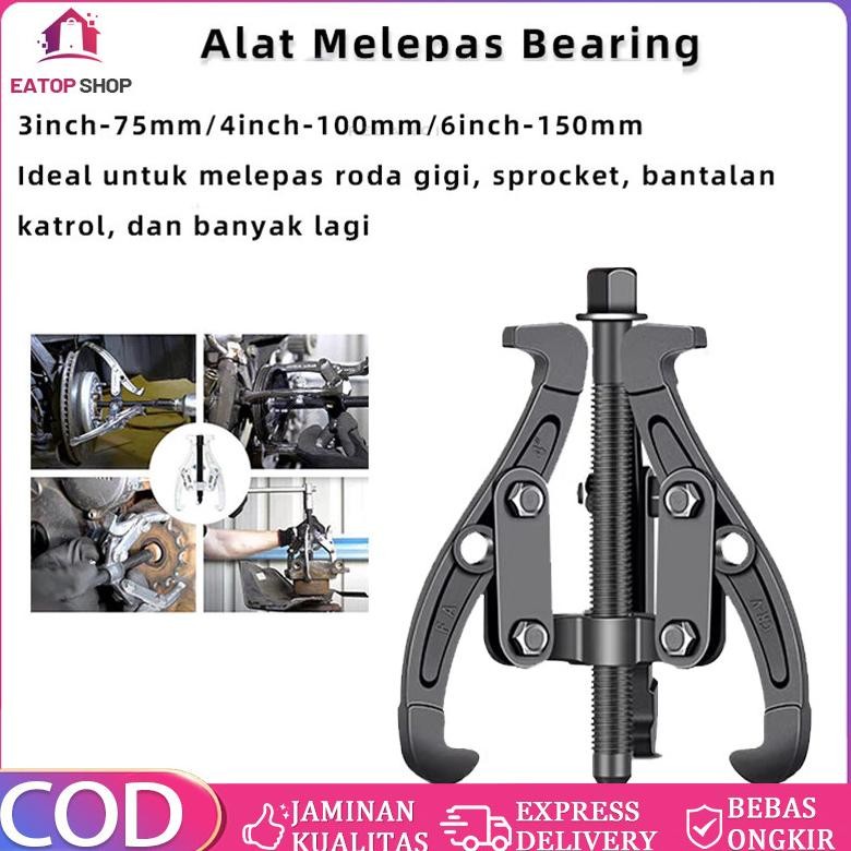 

Treker Bearing 3 Kaki / Treker 3 Kaki / 6"/6 Inci / 6Inch / 150MM / Gear Puller / 3 Jaw Tracker / Alat Melepas Bearing Gear / Alat Melepas Bearing / Alat Melepas Laher / Alat Pencabut Bearing Laher / Dapat Diganti Dengan Dua Cakar / Tiga Cakar COD AST