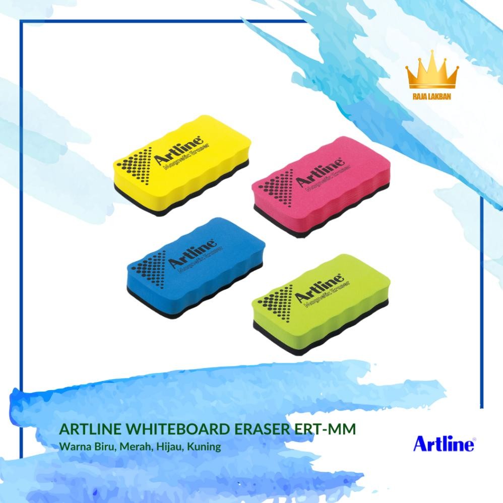

Penghapus Papan Tulis Magnetic Artline Whiteboard Eraser ERT-MM/ Warna Warni - Pcs AST