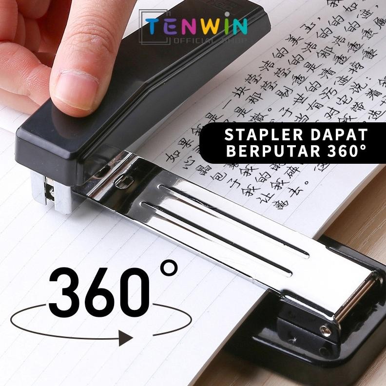 

Stapler yang dapat diputar/stapler jahitan pelana jahitan tengah/stapler buku pekerjaan rumah siswa AST