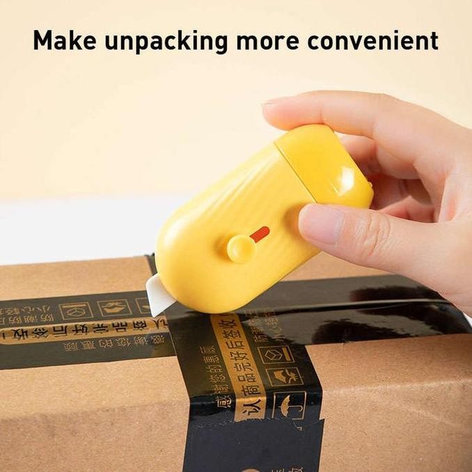 

Roller Stamp + Cutter 2In1 Stempel Pelindung Data Penghapus Resi