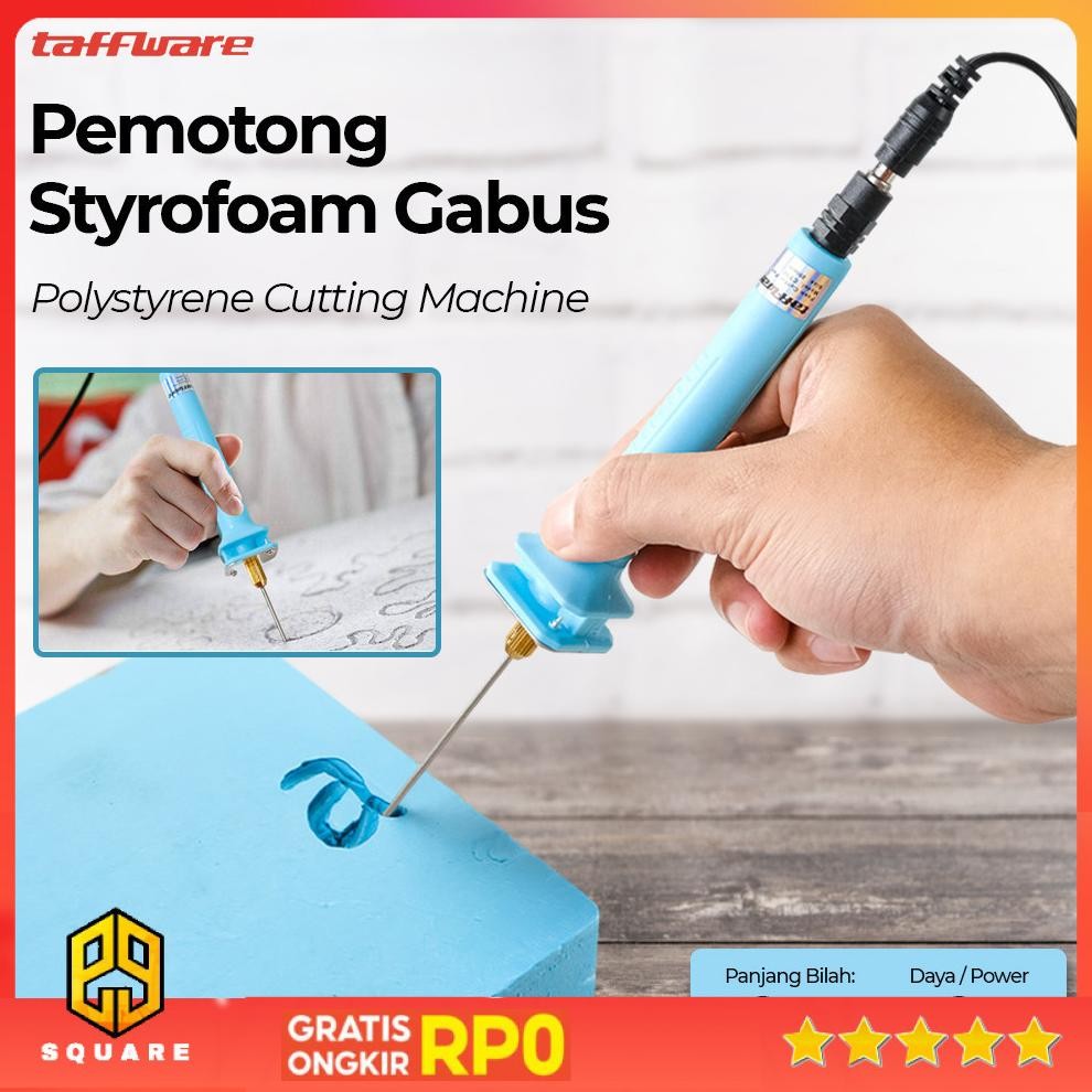 

Taffware Pemotong Styrofoam Gabus Polystyrene Cutting Machine 10cm 30W - CT10 Original 99 Square AST
