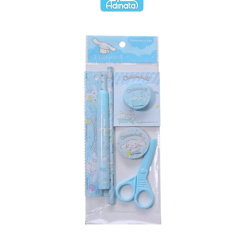 

Alat Tulis Cinnamoroll stationery set 7 Adinata / paket alat tulis / alat tulis karakter - Adinata AST