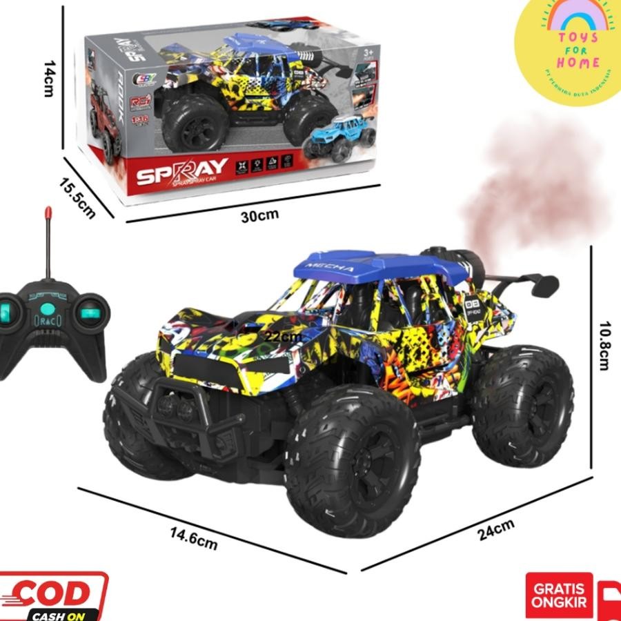 Mainan Mobil Remote Control Spray Car Rc Rook Spray Car Toysforhome
