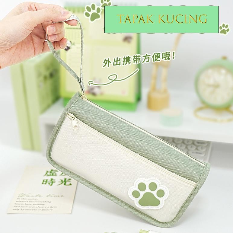 

TXS57 Pen Pencil Case Kotak Tempat Pensil Cat Paw Tapak Kucing Color MKT AST