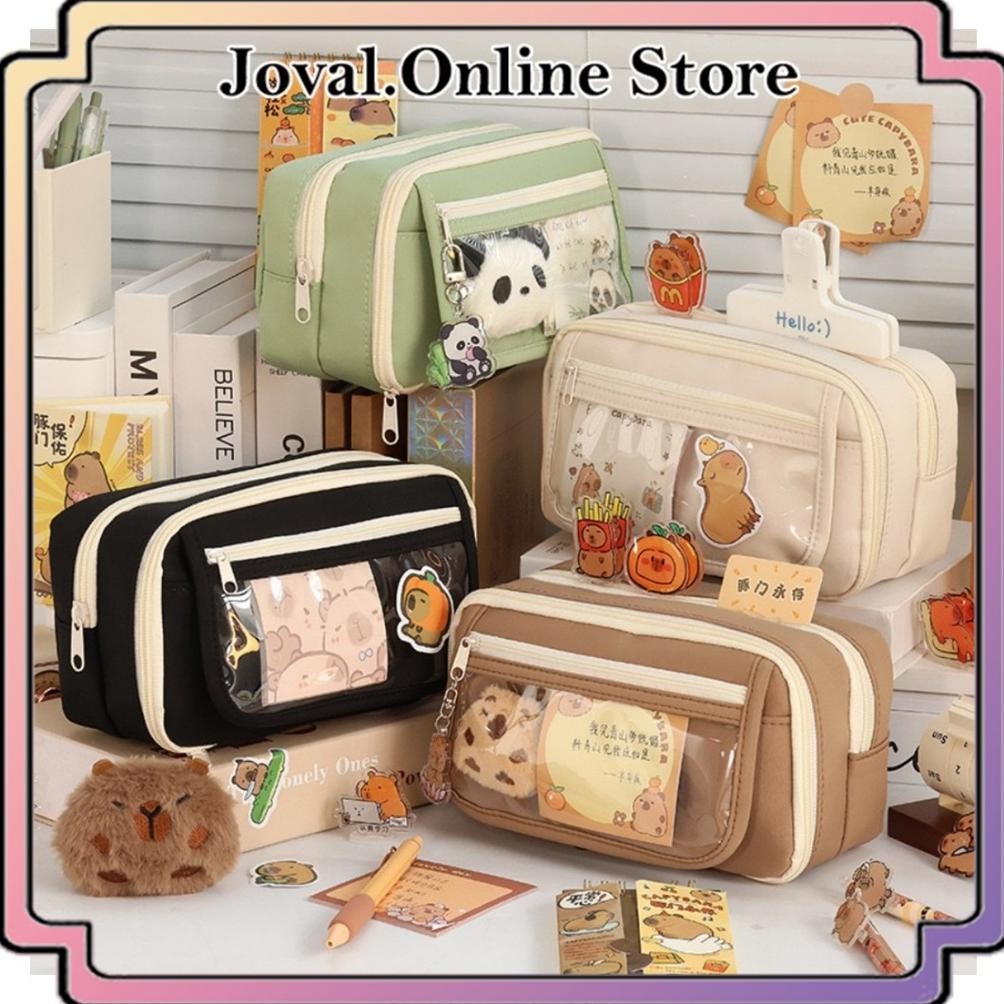 

TEMPAT PENSIL KOREA MULTI SEKAT UKURAN JUMBO AST