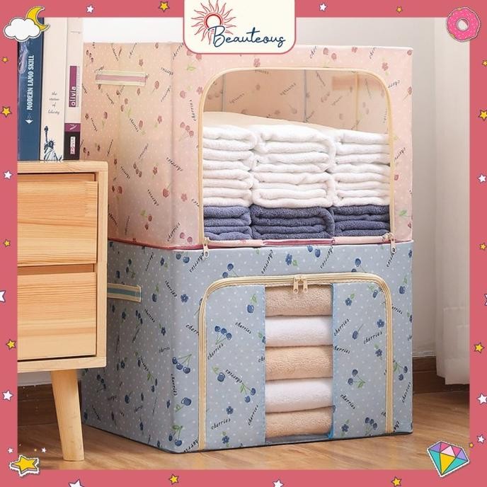 

Terlaris Box Storage Kotak Tempat Penyimpanan Lipat Motif Multifungsi