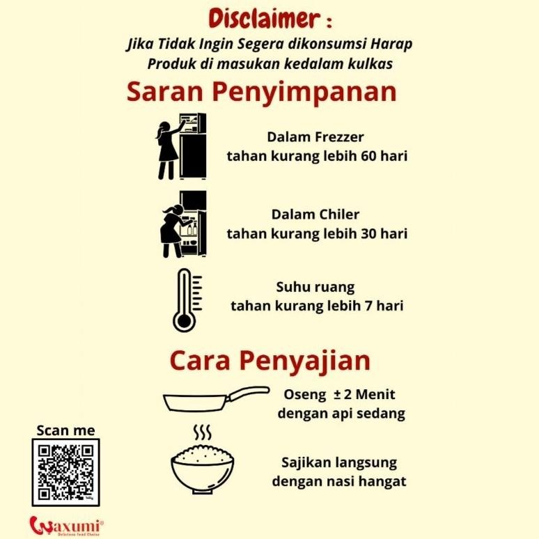 

Waxumi - Sambal Udang Kemasan Premium Aluminium Foil Food Grade 120g