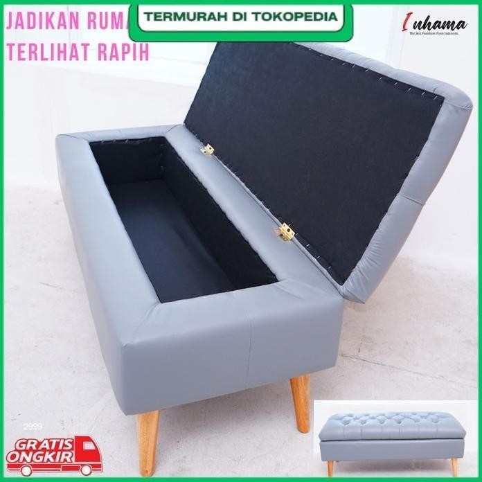 

Terlaris Sofa Bench Minimalis Storage Box Tempat Penyimpanan Bahan Kanvas