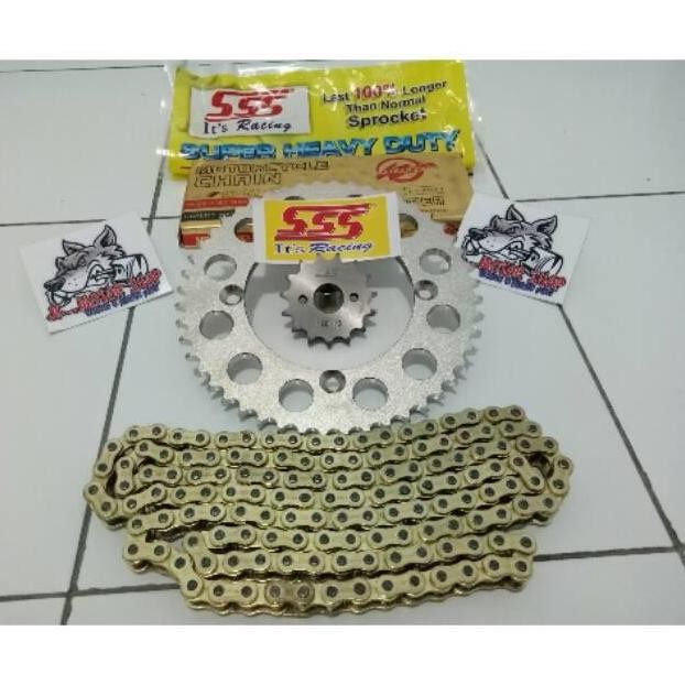 Gir set Gear set SSS 428 Yamaha Byson 428 Tebal