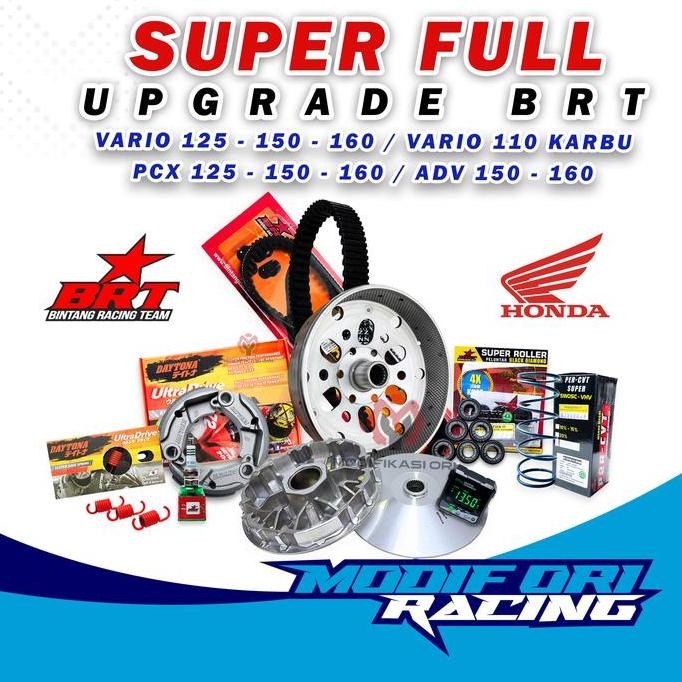 PAKET CVT SUPER Full BRT Daytona Vario 150 125 Paket Komplit Super Full Upgrade CVT Honda PCX 150 AD