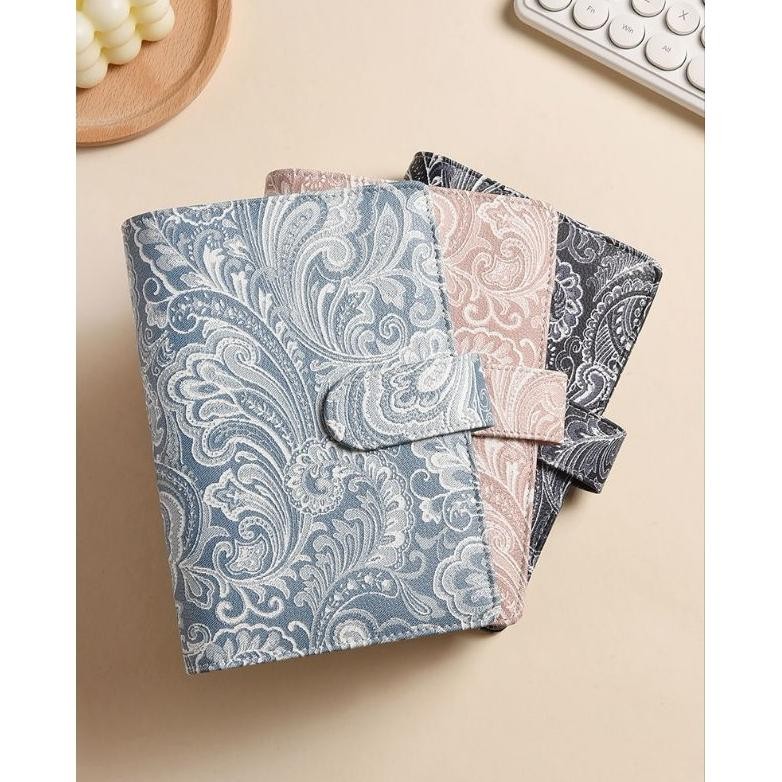 

Binder Aesthetic A6 6 Lubang Binder Tabungan Binder Keuangan Budgeting Motif Texture Daun AST