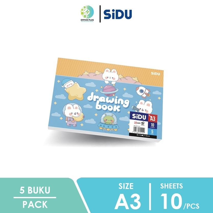 

SIDU Buku Gambar A3 Drawing Book 1 Pack Isi 5 Pcs AST