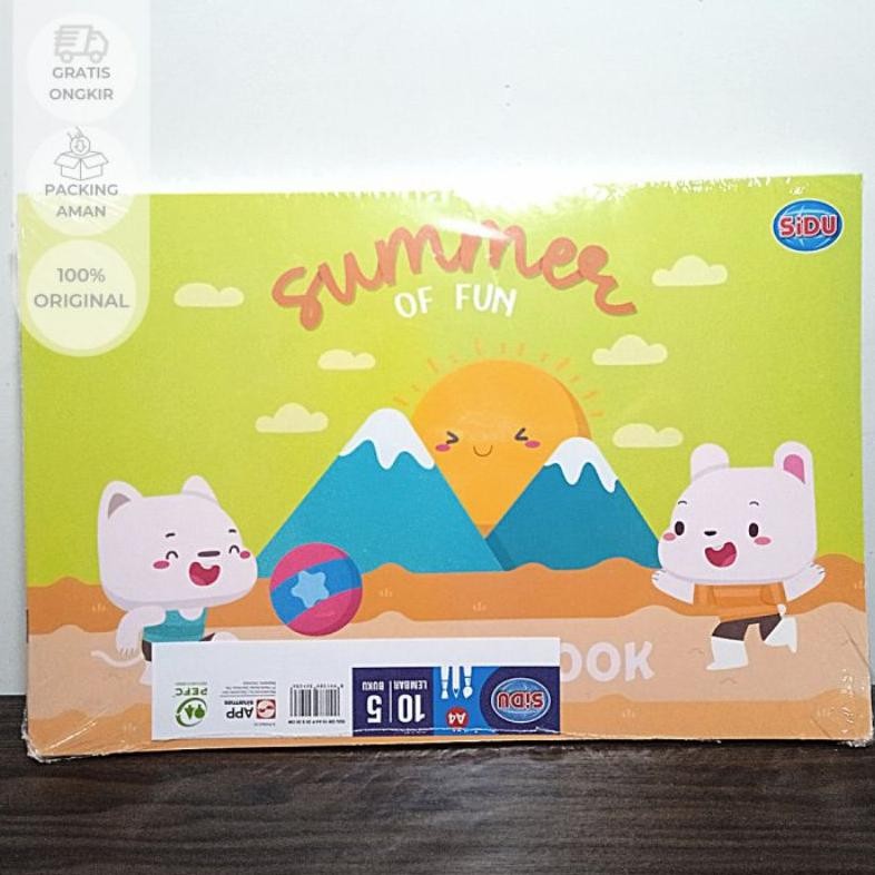 

BUKU GAMBAR SIDU A4 (1PAK/5BUKU) AST