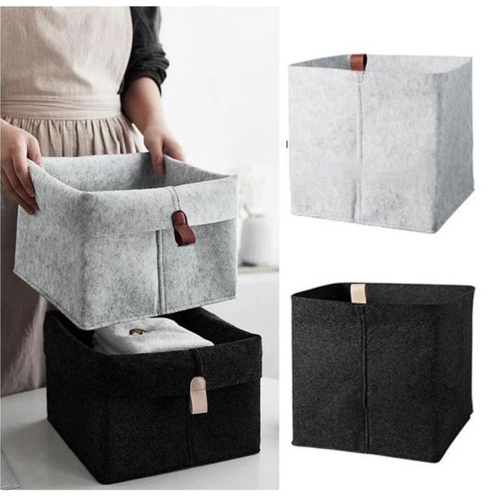 

Terlaris Premium Quality Storage Felt Box / Tempat Penyimpanan Barang Serbaguna