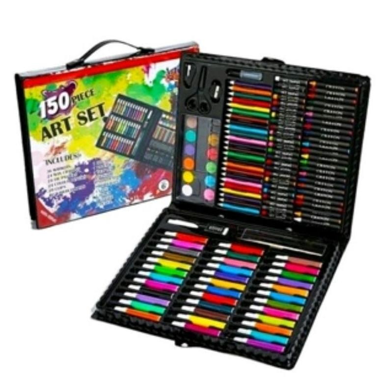 

Pensil Warna 1Set Pensil Warna set CRAYON Set 150pcs Art Colouring AST