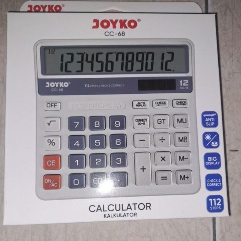 

calculator joyko cc-68 12 digit AST