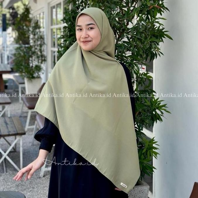 New Jilbab Segi Empat Jumbo Syari 150X150 Bahan Diamond Crepe Premium - Kerudung Square Untuk Wanita