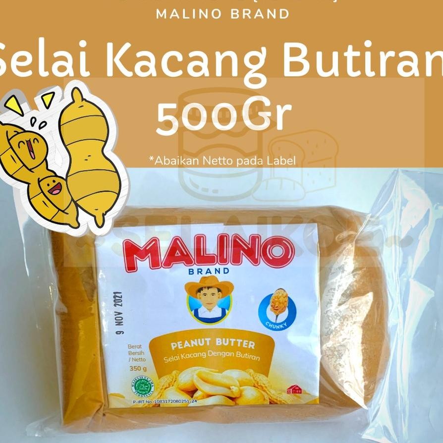 

Selai Kacang Butiran Peanut Butter Chunky Gr Malino Brand