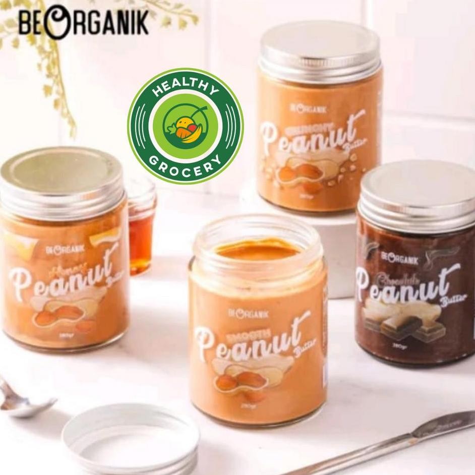 

Beorganik Peanut Butter Spread 280Gr Selai Kacang Peanut Butter Chocolate Peanut Butter Honey