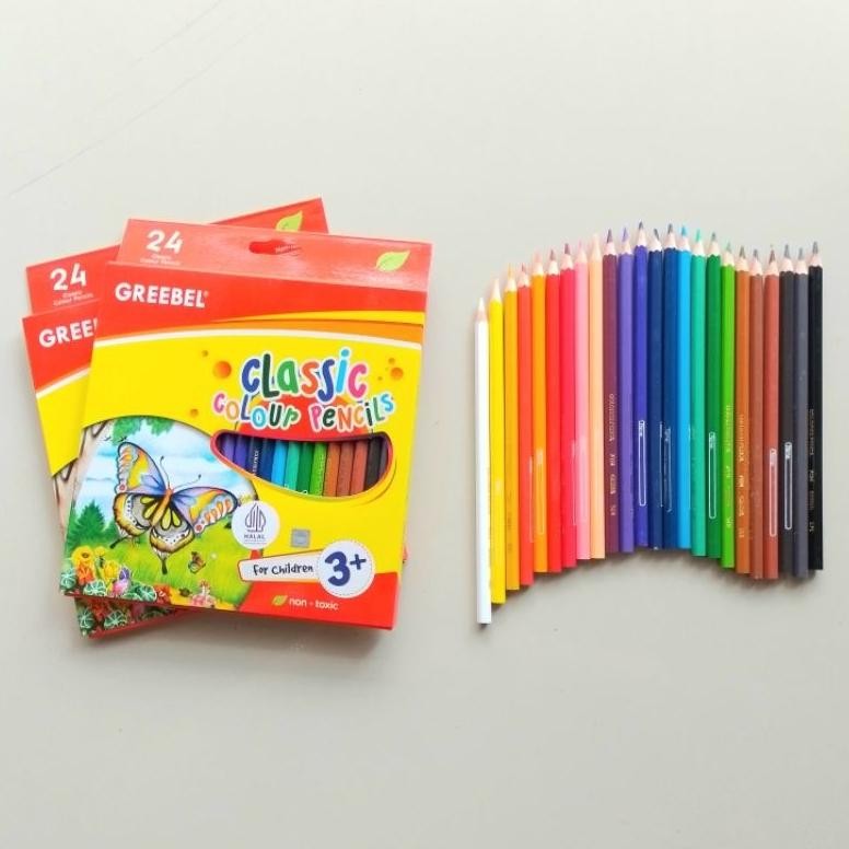 

Pensil Warna Colored Pencils Greebel 7024 24 Warna ( Set ) [ Original ] AST