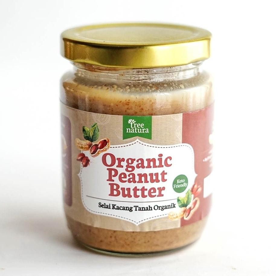 

Tree Natura Organic Peanut Butter 225 Gr Selai Kacang Tanah Organik