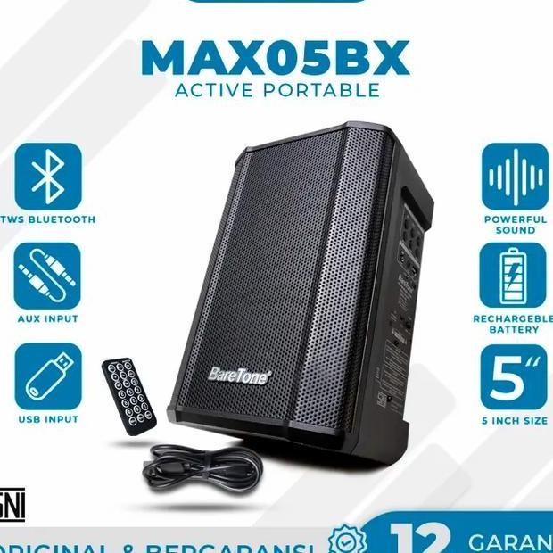 Speaker Karaoke Baretone Mini Speaker Kecil Baretone 5 Inch Karaoke