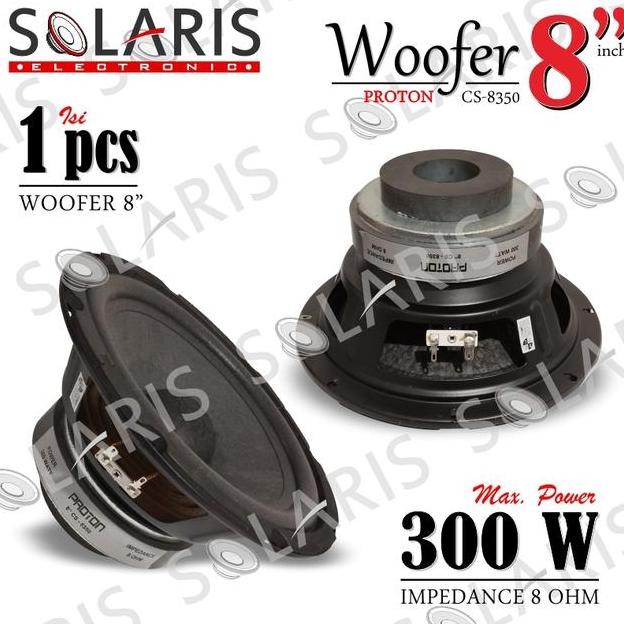 Woofer 8 Inch Double Magnet 300 Watt Speaker Karaoke Proton Cs8350