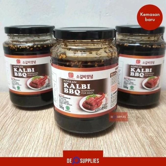 

Terlaris Saus Kalbi Jinsung 500gr Import Korea Kalbi BBQ Sauce Saos Kalbi SALE
