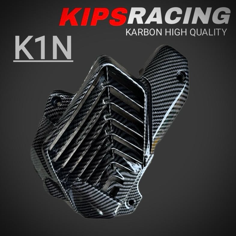 Promoo Mei TUTUP RADIATOR PCX 160 CARBON GLOSY tutup radiator pcx 160 carbon / tutup radiator vario 