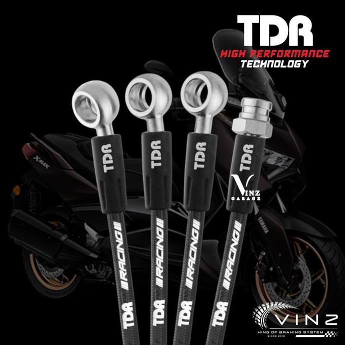 Selang Rem TDR Yamaha Xmax ABS Selang Rem XMAX TDR Carbon ABS