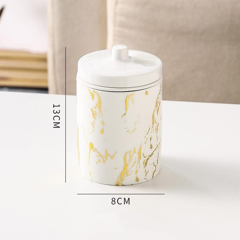 Bakindo Asbak Keramik/Asbak Estetik/Ashtray Gaya Nordic / Asbak Marble Ceramic Ashtray Nordic/Asbak 