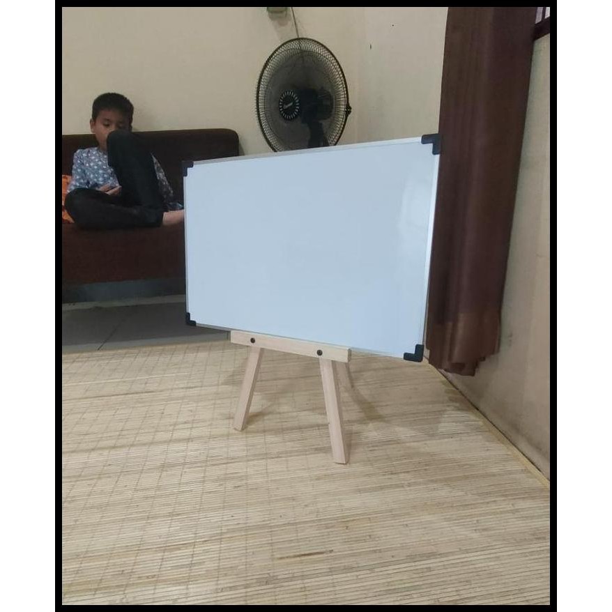 

Terbaru Whiteboard Standing 60Cm,Papan Tulis White Board Anak,Penyangga Polos High Quality