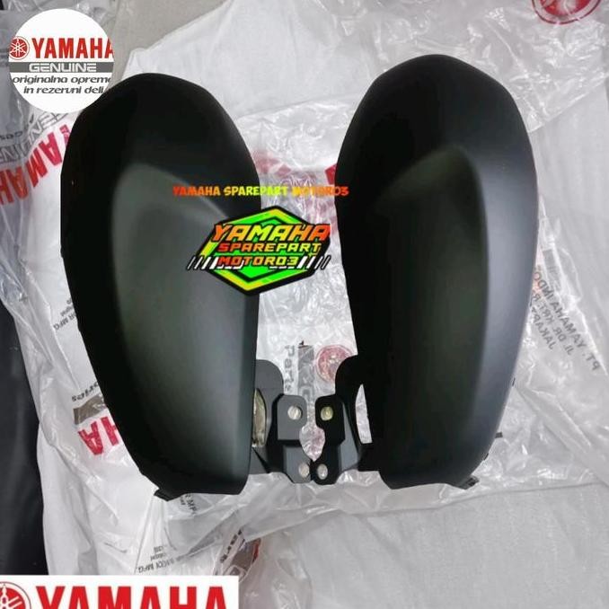 Cover tangki xsr 155 kanan kiri hitam doff orginal