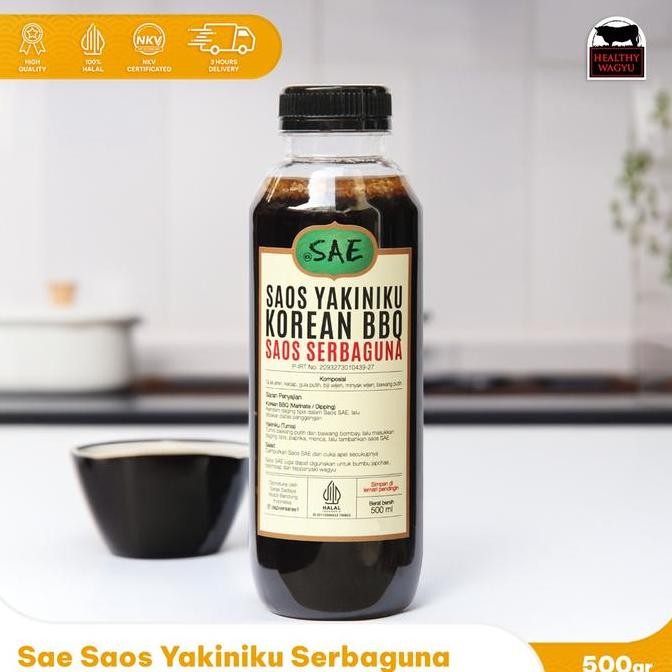 

Terlaris SAOS SAE SERBAGUNA- YAKINIKU SAUCE SALE