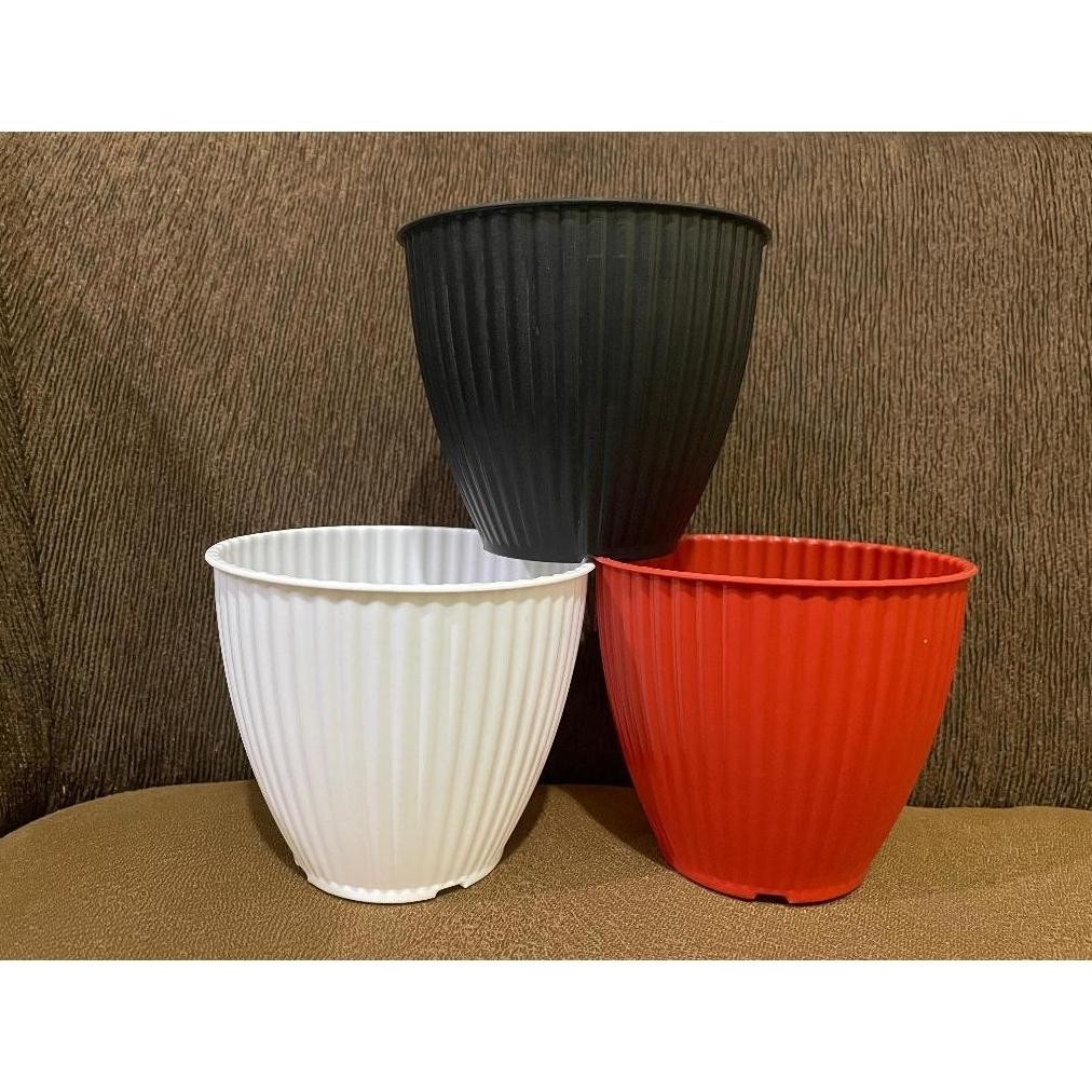 Promo Cod Promo Termurah Pot Kerang 15 Transparan Bening / Pot Zigo 15 / Pot Tanaman / Pot Hias / Po