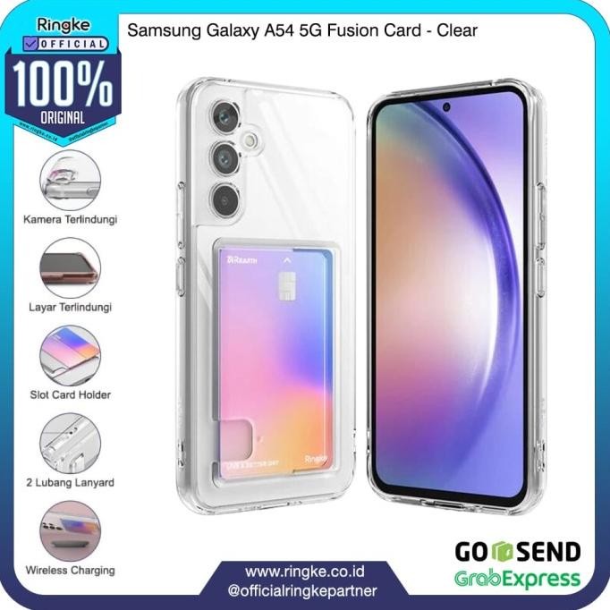 

Terlaris Ringke Samsung A54 5G Fusion Card Clear Casing Tipis Anti Banting SALE