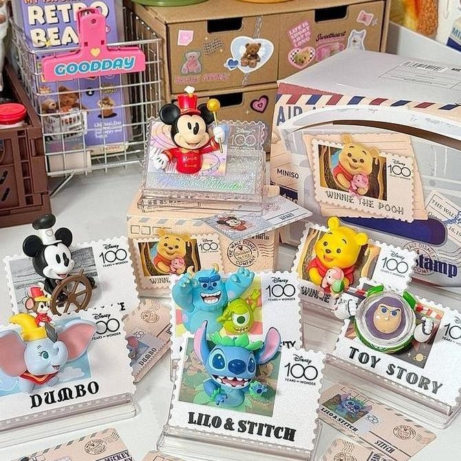 

Terlaris Blink Box Disney - MINISO Disney Celebration Collection Retro Stamp SALE