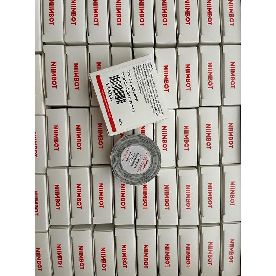 

Original Nimbot Thermal Label Stiker Clear Transparan D11 D101 D110 New Stok