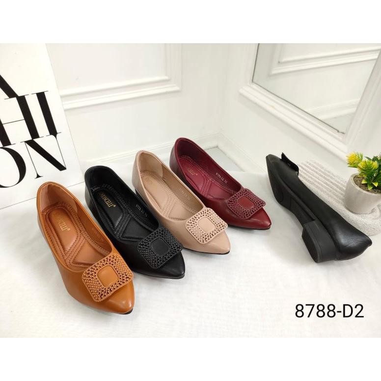 RHH-1823 GTU-712 Simoncelli Sepatu Tumit Tahu 1.5 Cm Wanita | Sepatu Wanita | Sepatu Hitam | Sepatu 