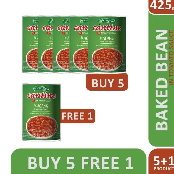 

Terlaris Cantine Baked Beans in Tomato Sauce 425 gr ( Beli 5 gratis 1) SALE