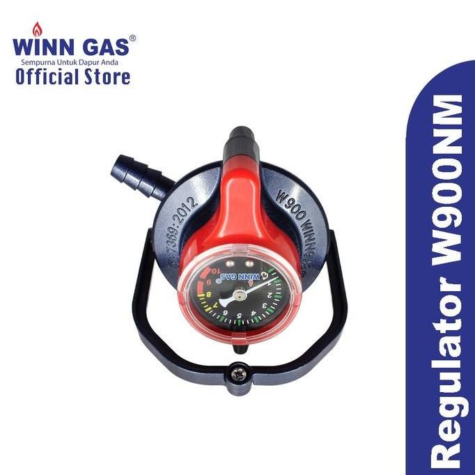 Regulator Gas Winn Gas W-900 Meter Pengunci Ganda