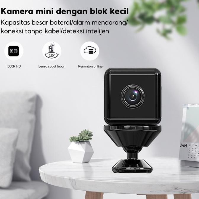 Tersedia Bohlam Kamera Mini X6 CCTV Wifi Smart Camera HD 1080P Kamera CCTV Jarak Jauh Lewat Jam
