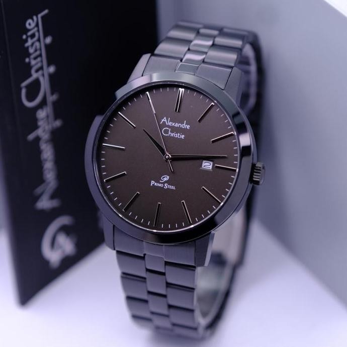 Tersedia JAM TANGAN PRIA ALEXANDRE CHRISTIE AC 1007 AC1007 BLACK ORIGINAL MURAH