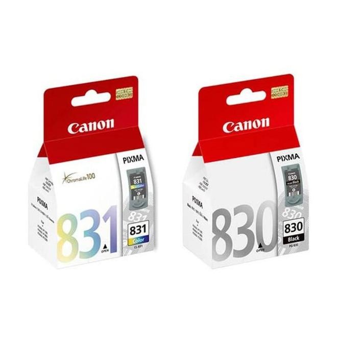 Canon Catridge Pg 830 Black+ Cl 831Color Original For Ip1880,Ip1980 New Stok
