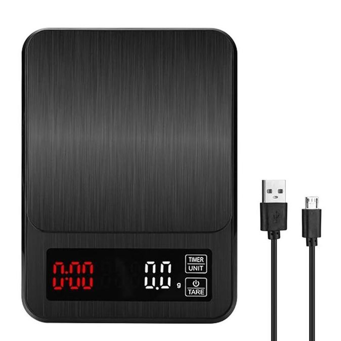 Timbangan Kopi Usb 5Kg / Coffee Drip Scale Timer / Kitchen Scale Dapur