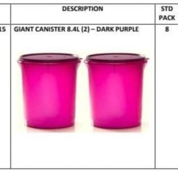 Tupperware Toples Giant Canister Promo