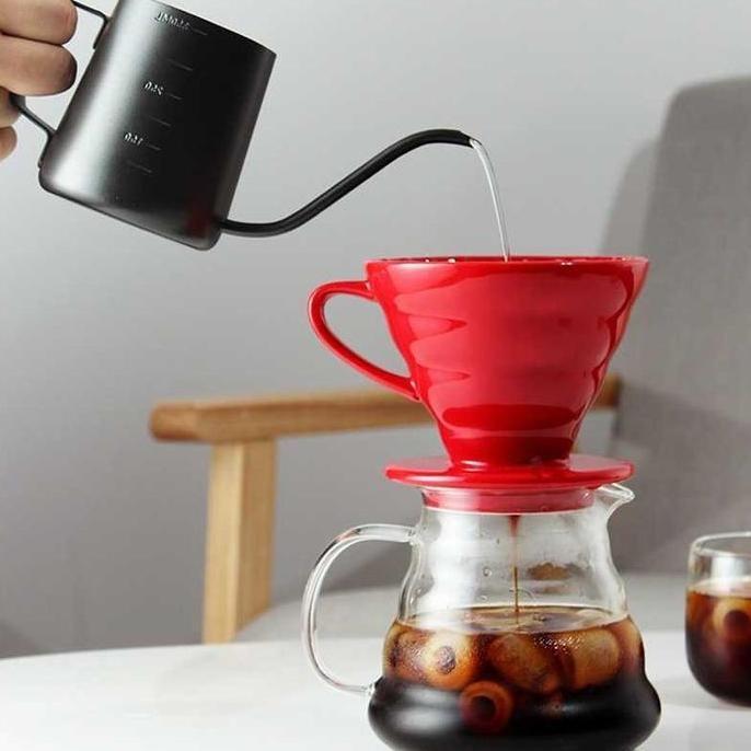 Glass Filter Dripper V60 Ceramic Filter Penyaring Kopi V60