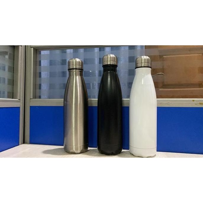 [Silver] Termos Bowling Double Wall / Botol Stainless Custom Tumbler