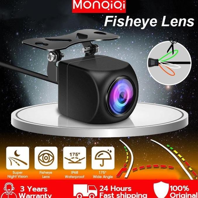 Tersedia MONQIQI Kamera Belakang Mundur AHD Mobil Kamera Spion Mobil 720P Kamera Belakang HD 170 Kab