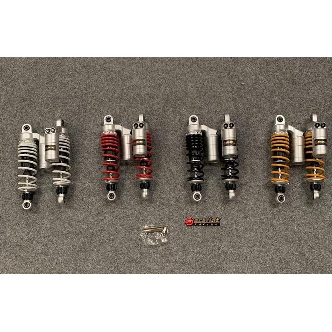 shock tabung atas adjuster nos tech ukuran 280 320 340 360 mm scarlet
